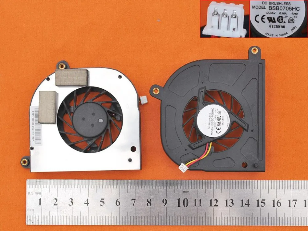 New Laptop Cooling Fan for Toshiba Satellite P200 P205 X205 Original PN: BSB0705HC CPU Cooler/Radiator
New Laptop Cooling Fan for Toshiba Satellite P200 P205 X205 Original PN: BSB0705HC CPU Cooler/Radiator
