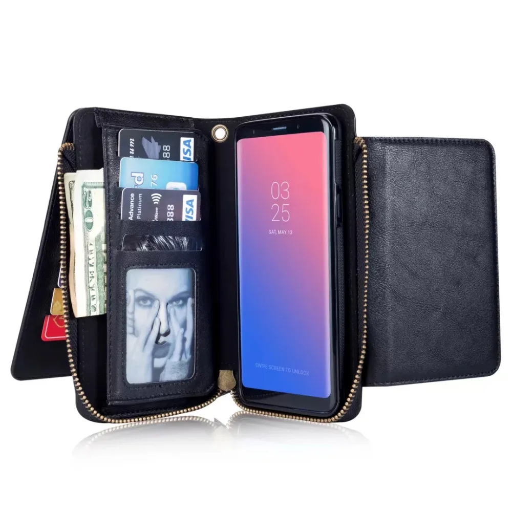 INIZEAL Wallet Purse Flip Leather Case for Samsung Galaxy S8Plusfor iPhone 8 plus 8plus 7 7plus 6 6s 6plus
INIZEAL Wallet Purse Flip Leather Case for Samsung Galaxy S8Plusfor iPhone 8 plus 8plus 7 7plus 6 6s 6plus
