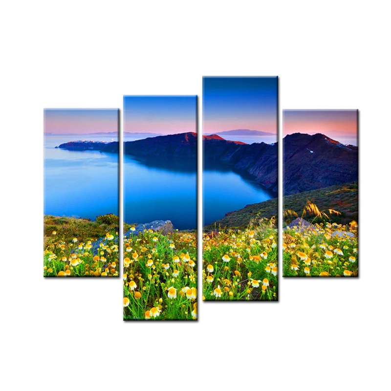 Modular paintings on the wall HD Printed 4 piece Canvas Landscape Lake and Flower Painting Room Decor Posters and Prints Art
Modular paintings on the wall HD Printed 4 piece Canvas Landscape Lake and Flower Painting Room Decor Posters and Prints Art