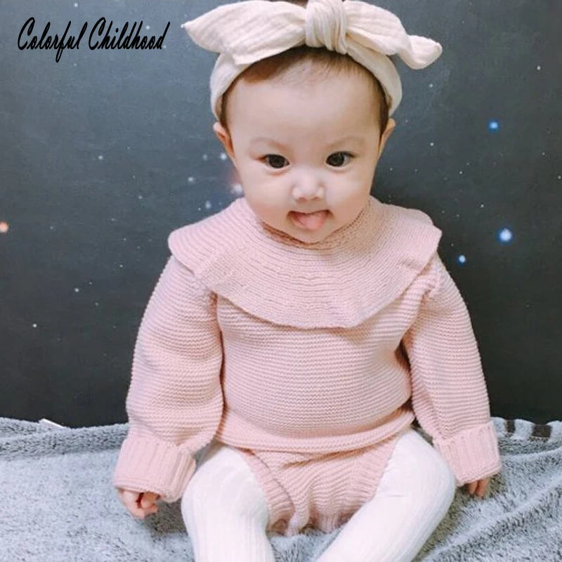Lovely cozy girls Infant Rompers Baby Girls long sleeve jumpsuits Ruffles Princess Girl Sweet Knitted Overalls Infant clothes
Lovely cozy girls Infant Rompers Baby Girls long sleeve jumpsuits Ruffles Princess Girl Sweet Knitted Overalls Infant clothes