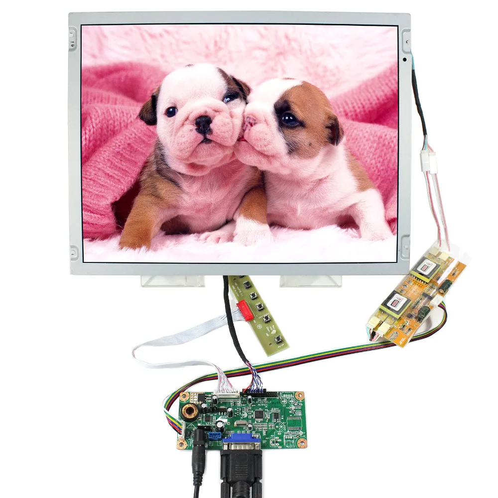 VGA LCD Controller Board RT2270C-A With 15inch LQ150X1LW73 1024X768 IPS LCD Screen
VGA LCD Controller Board RT2270C-A With 15inch LQ150X1LW73 1024X768 IPS LCD Screen