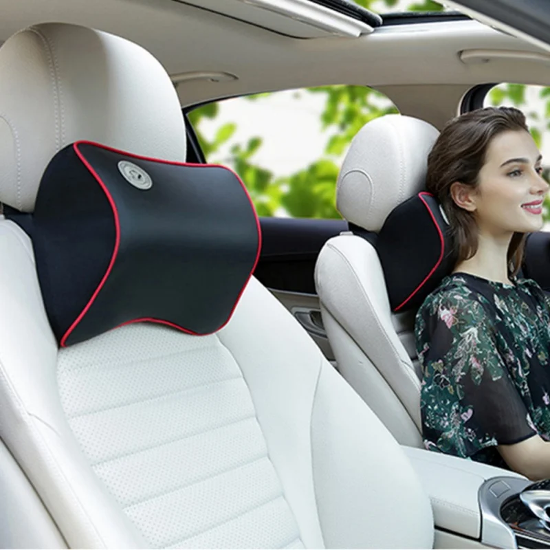 Car Leather Neck Pillow Super Soft space Memory Foam Auto Seat Cover Head Neck Rest Cushion Headrest PillowRJ
Car Leather Neck Pillow Super Soft space Memory Foam Auto Seat Cover Head Neck Rest Cushion Headrest PillowRJ