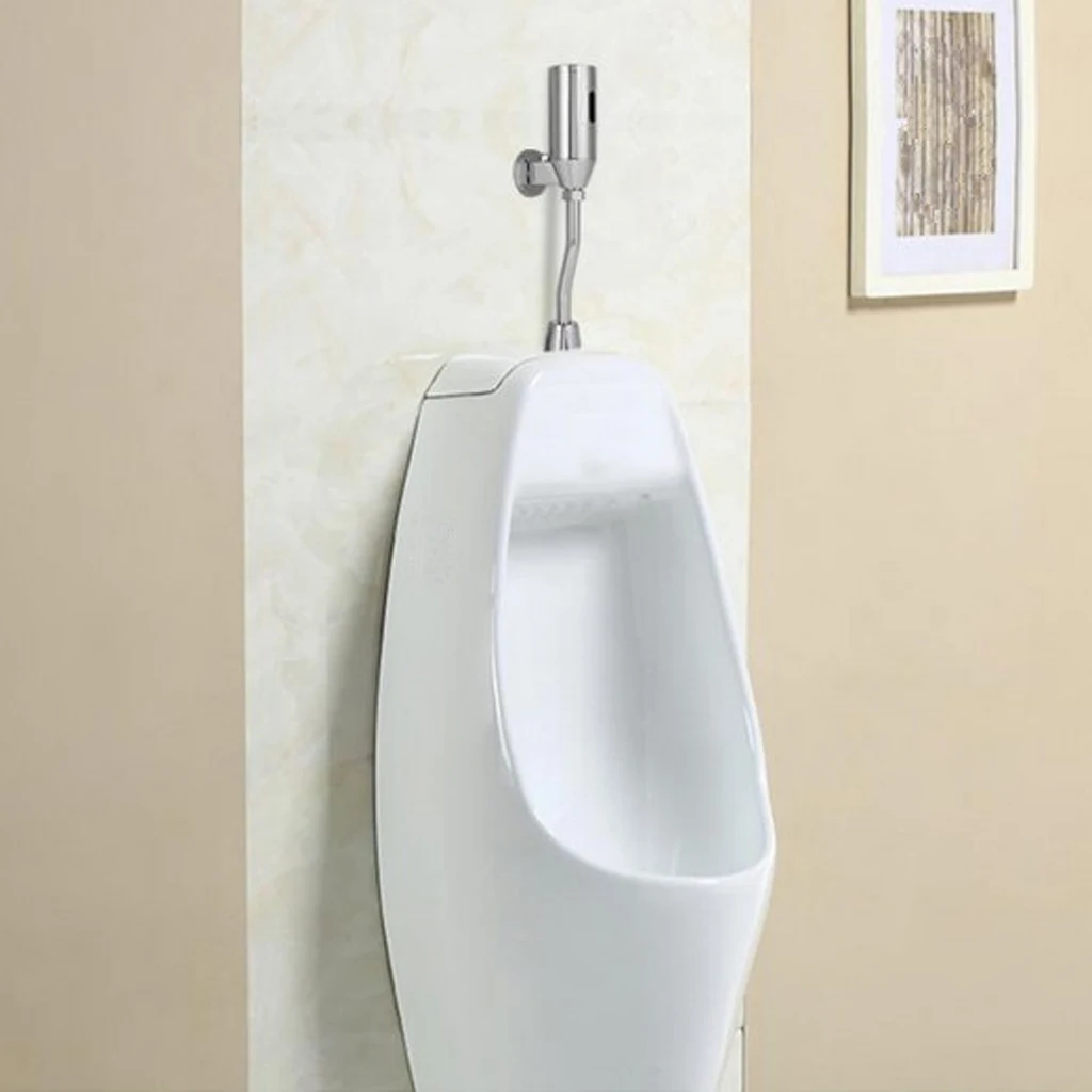 Toilet Automatic Flush Valve Touchless Infrared Sensor Urinal Flushing Valve, Wall Mounted
Toilet Automatic Flush Valve Touchless Infrared Sensor Urinal Flushing Valve, Wall Mounted