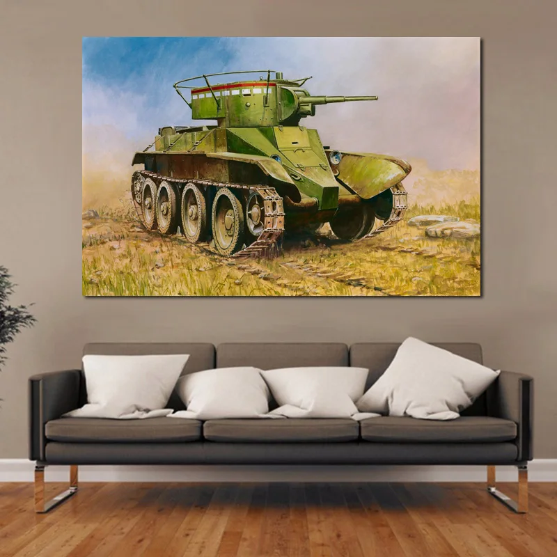 art tank light BT radio caliber 45 mm machine guns DT posters on the wall picture home living room decoration for bedroom QX124
art tank light BT radio caliber 45 mm machine guns DT posters on the wall picture home living room decoration for bedroom QX124