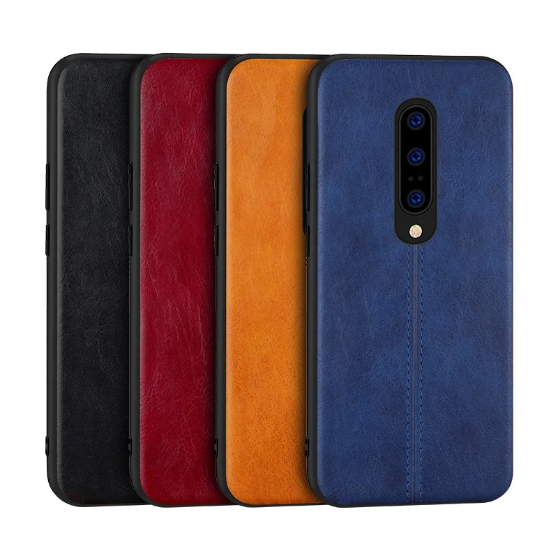 Роскошный чехол из искусственной кожи для OnePlus Nord 8 Pro 7 7T 6T Coque деловой силиконовый