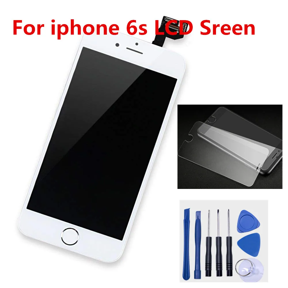 100% Original Screen LCD For the iPhone 6s LCD Display Touch DisplayTouch Screen Digitizer Assembly Replacement +tempered glass
100% Original Screen LCD For the iPhone 6s LCD Display Touch DisplayTouch Screen Digitizer Assembly Replacement +tempered glass