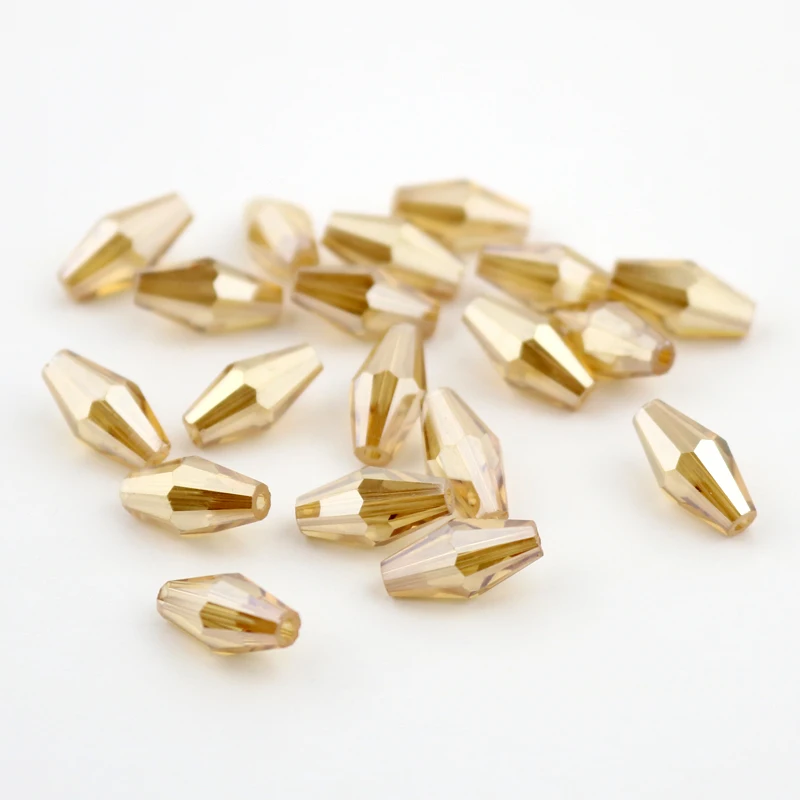 495Pcs/lot Champagne Gold Color Faceted Crystal Glass Beads 6x11mm Double Cones Bicone Beads free shipping
495Pcs/lot Champagne Gold Color Faceted Crystal Glass Beads 6x11mm Double Cones Bicone Beads free shipping