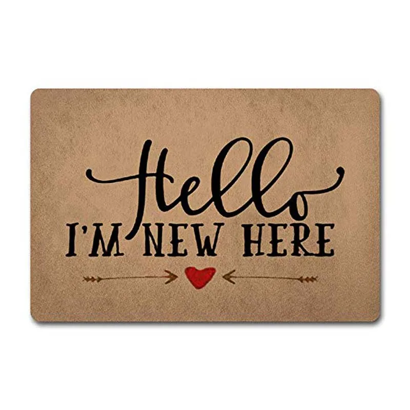 Входной напольный коврик смешной коврик Hello, дверной коврик I'm Here, дверной коврик, всегда создающий монограмму, забавные коврики для дверей, ...
Входной напольный коврик смешной коврик Hello, дверной коврик I'm Here, дверной коврик, всегда создающий монограмму, забавные коврики для дверей, ...