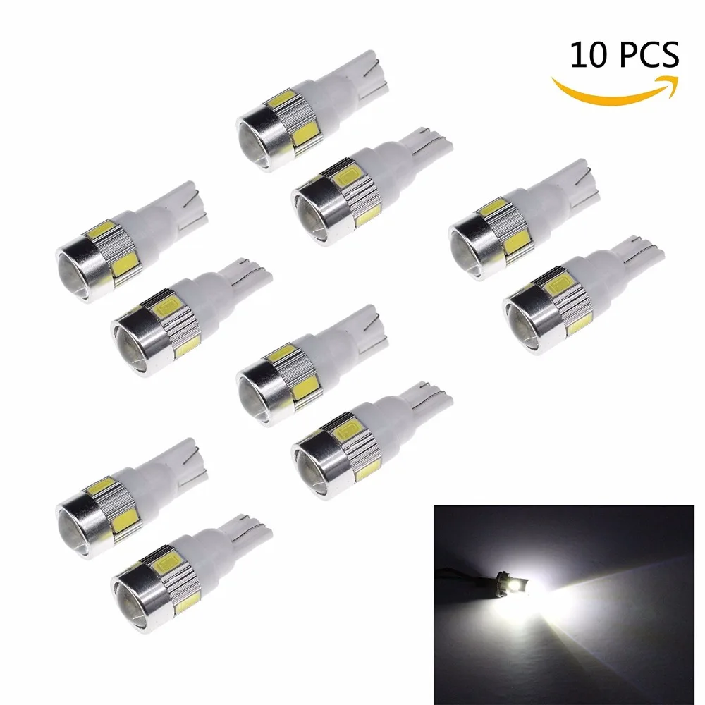 10x Lampadas Pingo T10 W5w 194 Smd 5730 Samsung Chip 12v 24v 5w 6000K (branco puro)
10x Lampadas Pingo T10 W5w 194 Smd 5730 Samsung Chip 12v 24v 5w 6000K (branco puro)