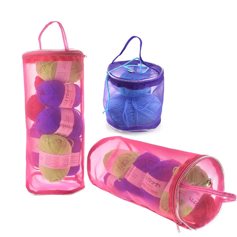KOKNIT Knitting Yarn Round Crochet Bag Craft Nylon Yarn Case Organizer Storage Baskets Traveling Sewing Tools Sewing Accessories
KOKNIT Knitting Yarn Round Crochet Bag Craft Nylon Yarn Case Organizer Storage Baskets Traveling Sewing Tools Sewing Accessories