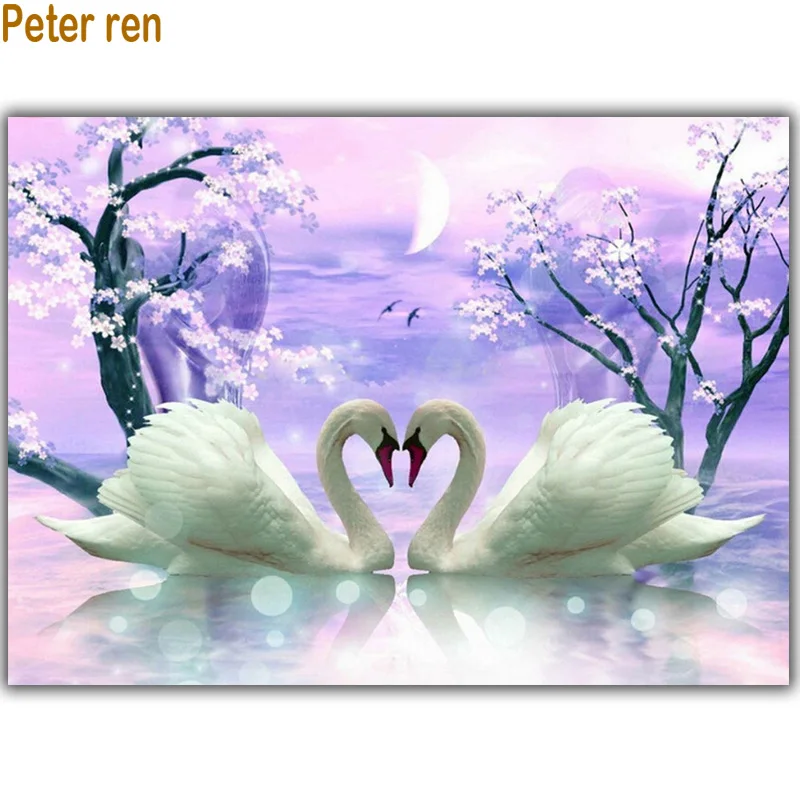 DIY 5D diamond painting cross stitch square diamonds embroidery cartoon Swan love diamond mosaic home decor picture rhinestones
DIY 5D diamond painting cross stitch square diamonds embroidery cartoon Swan love diamond mosaic home decor picture rhinestones