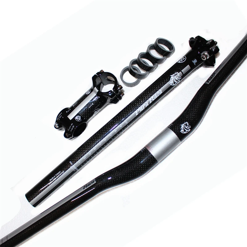 New PURARAZA Ultra-light full carbon fiber mountain bike handlebar / bicycle seatpost / bicycle stem / washer 5pcs
New PURARAZA Ultra-light full carbon fiber mountain bike handlebar / bicycle seatpost / bicycle stem / washer 5pcs