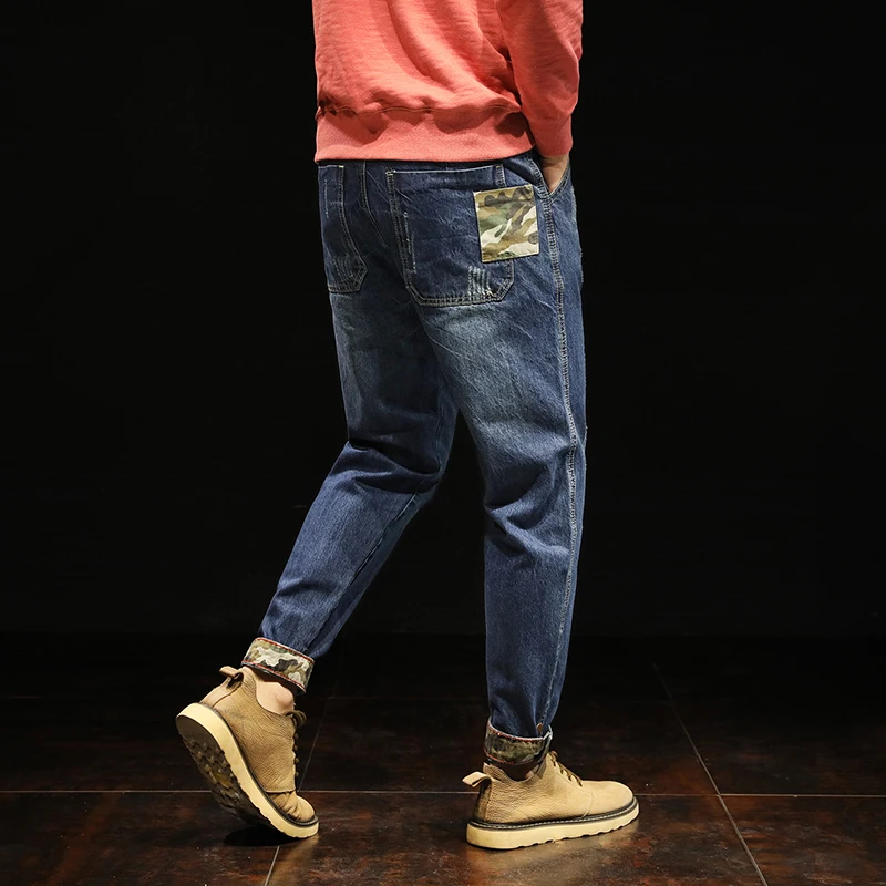 2018 Mens jeans high street denim Biker jeans hiphop pants Washed black jeans men blue loose casual harem pants men plus size 42
2018 Mens jeans high street denim Biker jeans hiphop pants Washed black jeans men blue loose casual harem pants men plus size 42