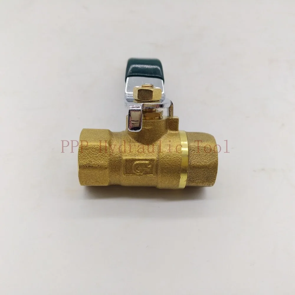 Латунный шаровой клапан 1/8 "1/4" 3/8 "1/2" Женский с резьбой латунный