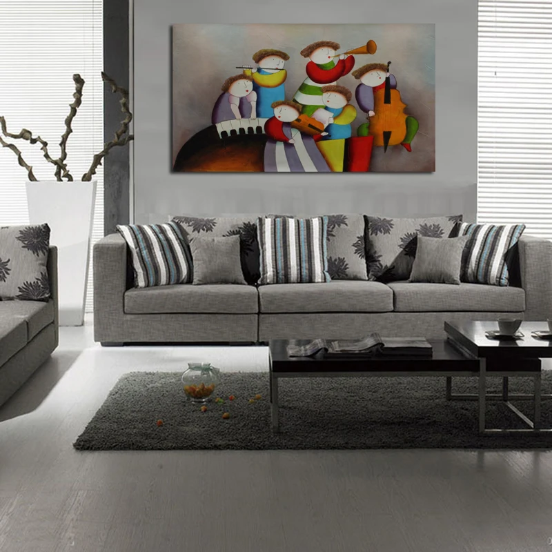 top aritist Handpainted modern Oil Paintings wall Art Pictures Concert Playing Show picture Wall Stickers Canvas for Home Decor
top aritist Handpainted modern Oil Paintings wall Art Pictures Concert Playing Show picture Wall Stickers Canvas for Home Decor
