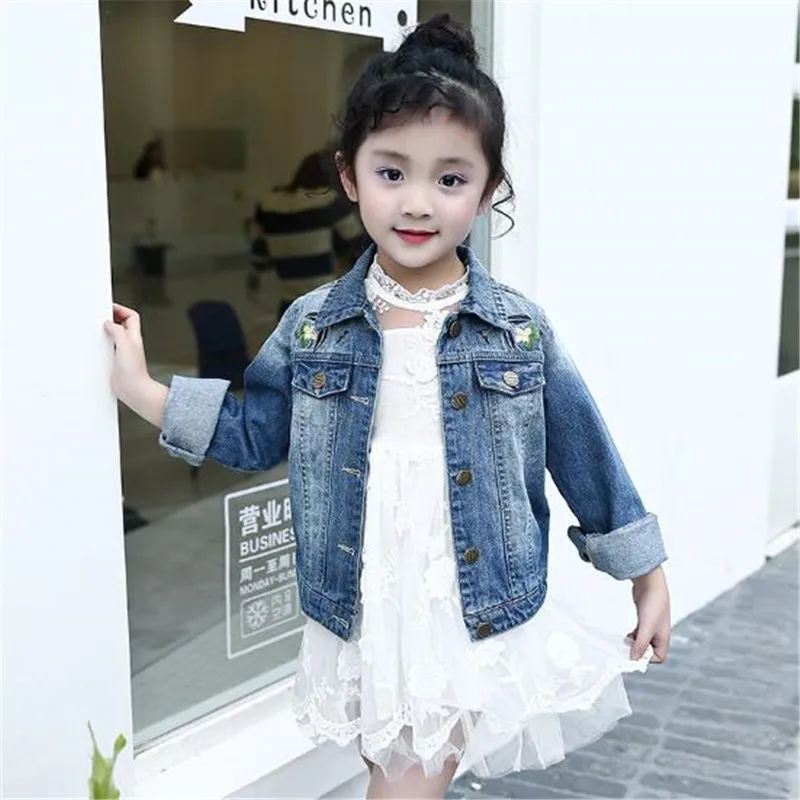 Spring Autumn Girls Denim Jackets Child Jean Jacket Baby Girls Flowers Butterfly Children Cowboy Casual Outwear Kids Coat 6-15T
Spring Autumn Girls Denim Jackets Child Jean Jacket Baby Girls Flowers Butterfly Children Cowboy Casual Outwear Kids Coat 6-15T