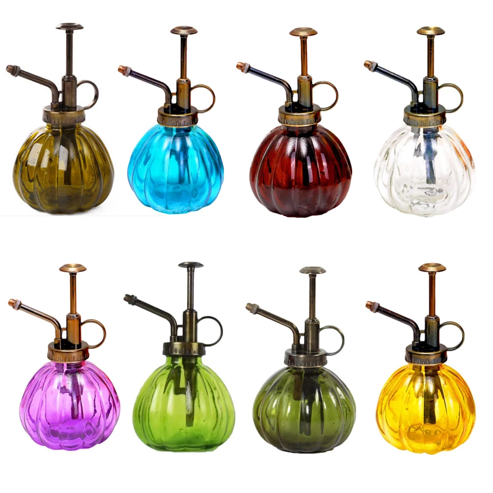 6.5" Vintage Pumpkin Shape Glass Spray Bottle Color Watering Flower Jug Garden Succulent Planting Supplies Multiple Color
6.5" Vintage Pumpkin Shape Glass Spray Bottle Color Watering Flower Jug Garden Succulent Planting Supplies Multiple Color