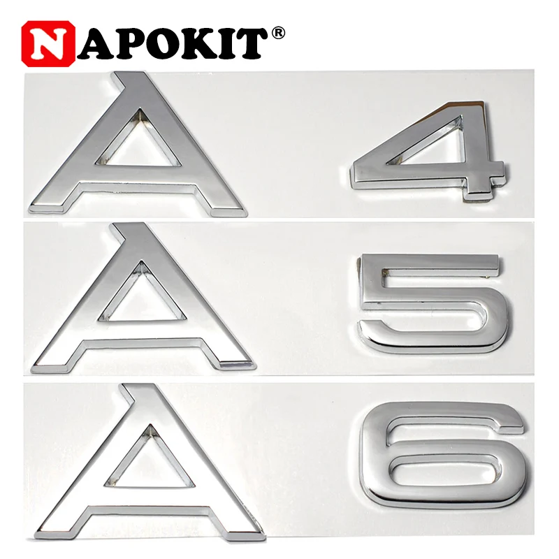 3D логотип из абс-пластика для A3 A4 A5 A6 A3L A4L A5L A6L