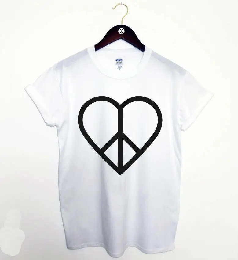 New Women Tshirt PEACE&LOVE Letters Print Cotton Casual Funny Shirt For Lady White Black Top Tee Hipster Big Size ZT203-75
New Women Tshirt PEACE&LOVE Letters Print Cotton Casual Funny Shirt For Lady White Black Top Tee Hipster Big Size ZT203-75