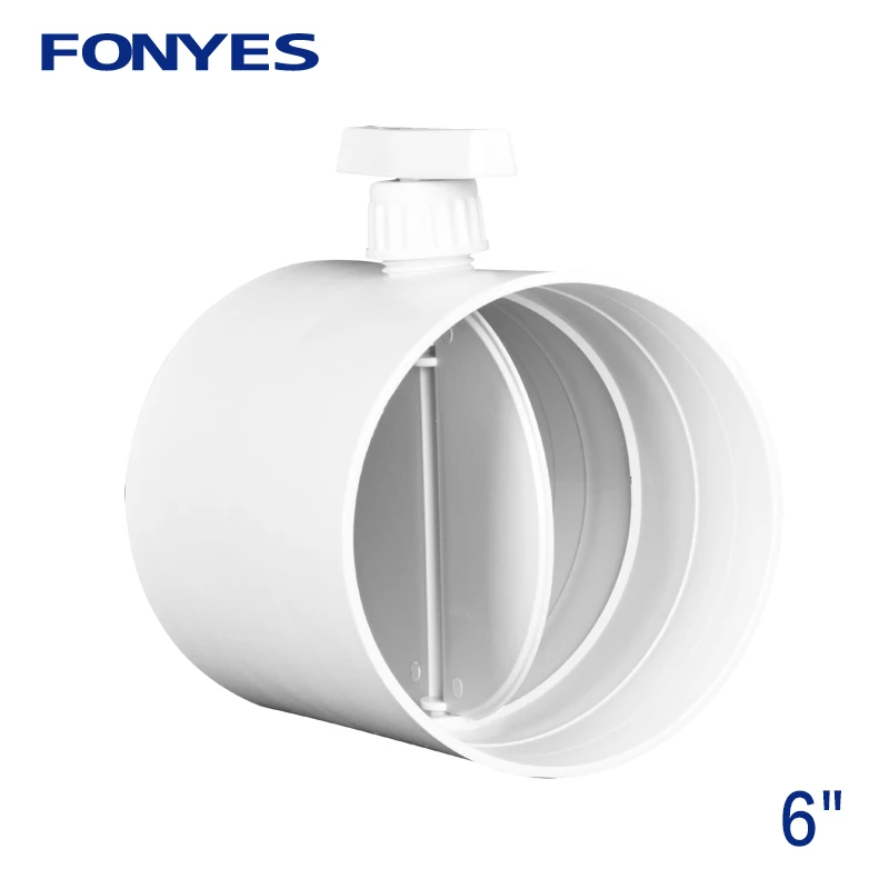 HVAC 160mm plastic air valve volume flow rate damper manual air duct check valve for ventilation pipe 6 inch
HVAC 160mm plastic air valve volume flow rate damper manual air duct check valve for ventilation pipe 6 inch