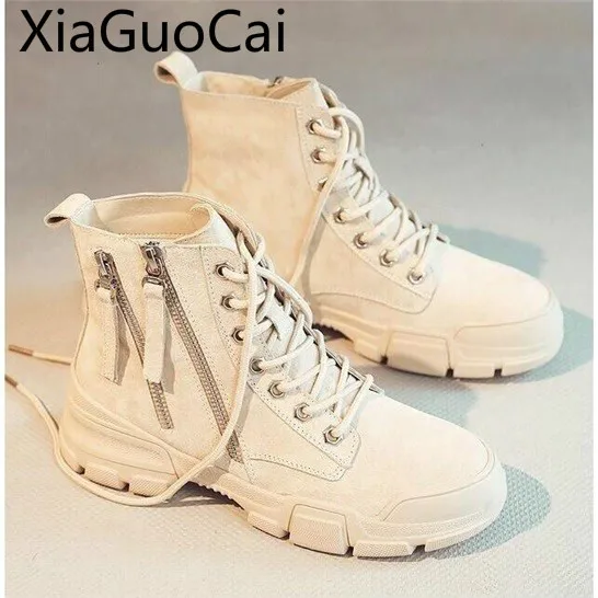 Women Martin Boots Newest Spring British Cross-tied Rubber Women Winter Boots Round Toe Zip Female Ankle Boots
Women Martin Boots Newest Spring British Cross-tied Rubber Women Winter Boots Round Toe Zip Female Ankle Boots