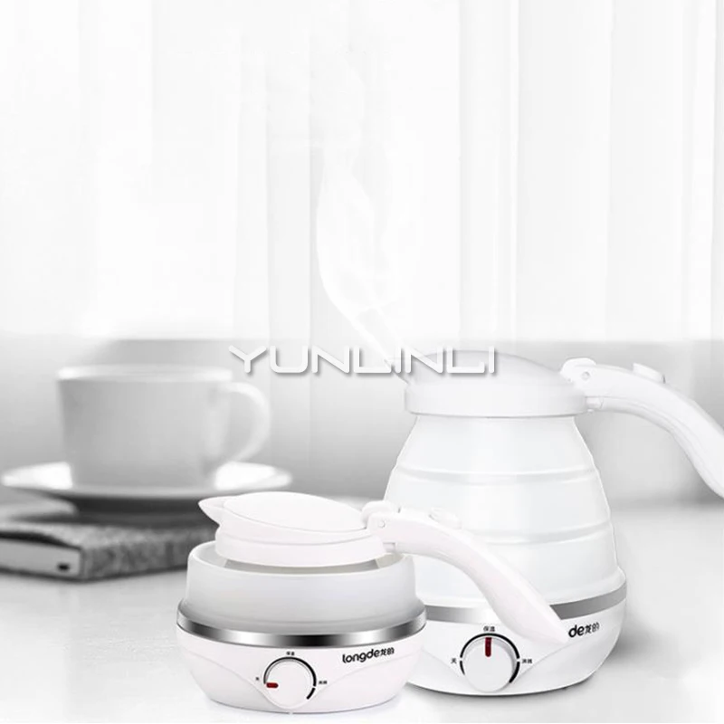 Electric Heating Water Kettle Portable Mini Teapot Folding Household 680W 100-240V Travel Water Boiler LD-SH06C
Electric Heating Water Kettle Portable Mini Teapot Folding Household 680W 100-240V Travel Water Boiler LD-SH06C
