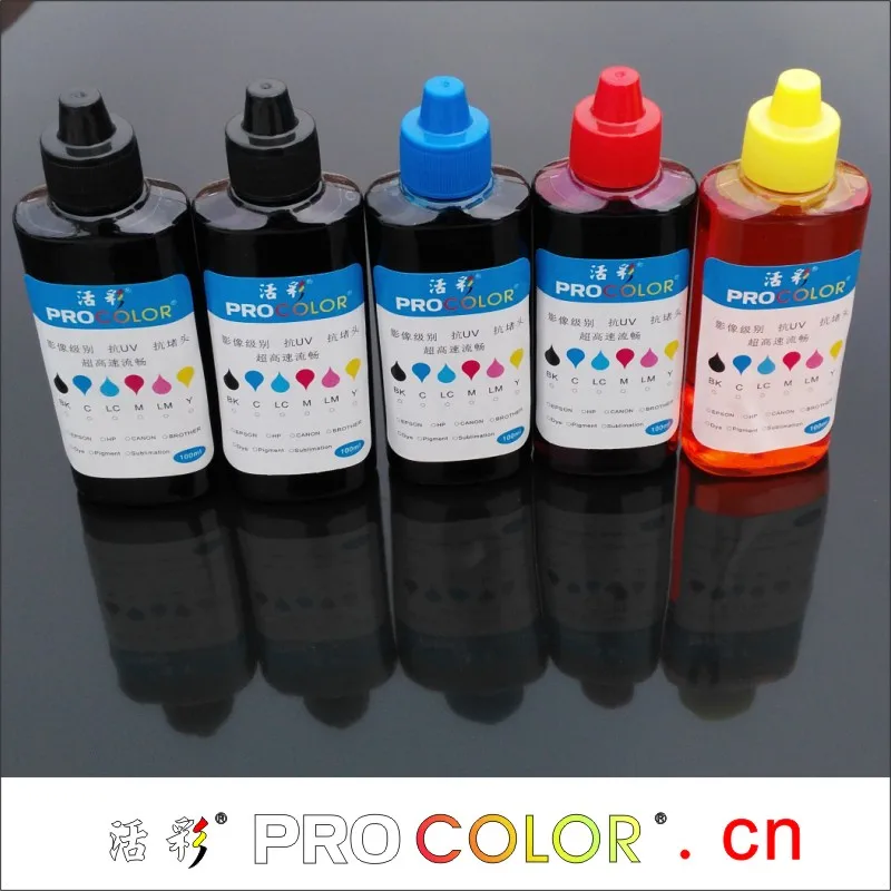 

WELCOLOR 520BK PGI520 Pigment ink 521 CLI521 Dye ink refill kit for Canon PIXMA IP 3600 IP3600 IP4600 IP4700 CISS inkjet printer