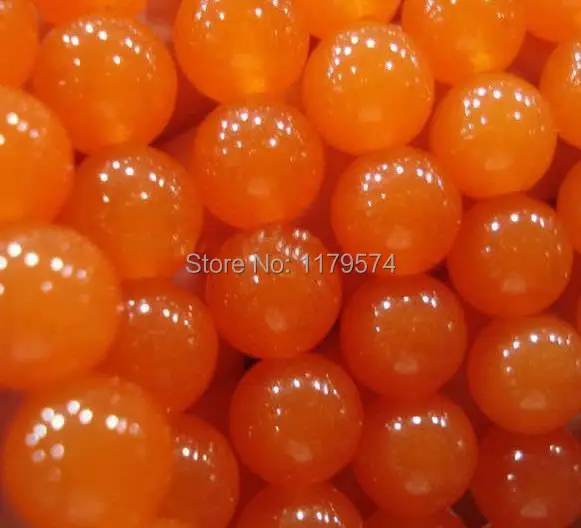 

Hot Fashion and charming 8mm Rare Orange Chalcedony South America Beads Accessory Parts Fashion Jewelry Making Design 15'' Q0714