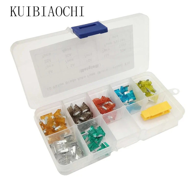 70pcs/lot Fuse Box Auto Micro Fuse 7 Values Blade Mixed 5A 7.5A 10A 15A 20A 25A 30A Car Fuse Kit Assortment with Fuse Puller
70pcs/lot Fuse Box Auto Micro Fuse 7 Values Blade Mixed 5A 7.5A 10A 15A 20A 25A 30A Car Fuse Kit Assortment with Fuse Puller