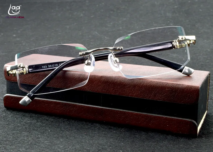 Очки для чтения CLARAVIDA с футляром|frameless reading glasses|reading glassesreading glasses frameless |