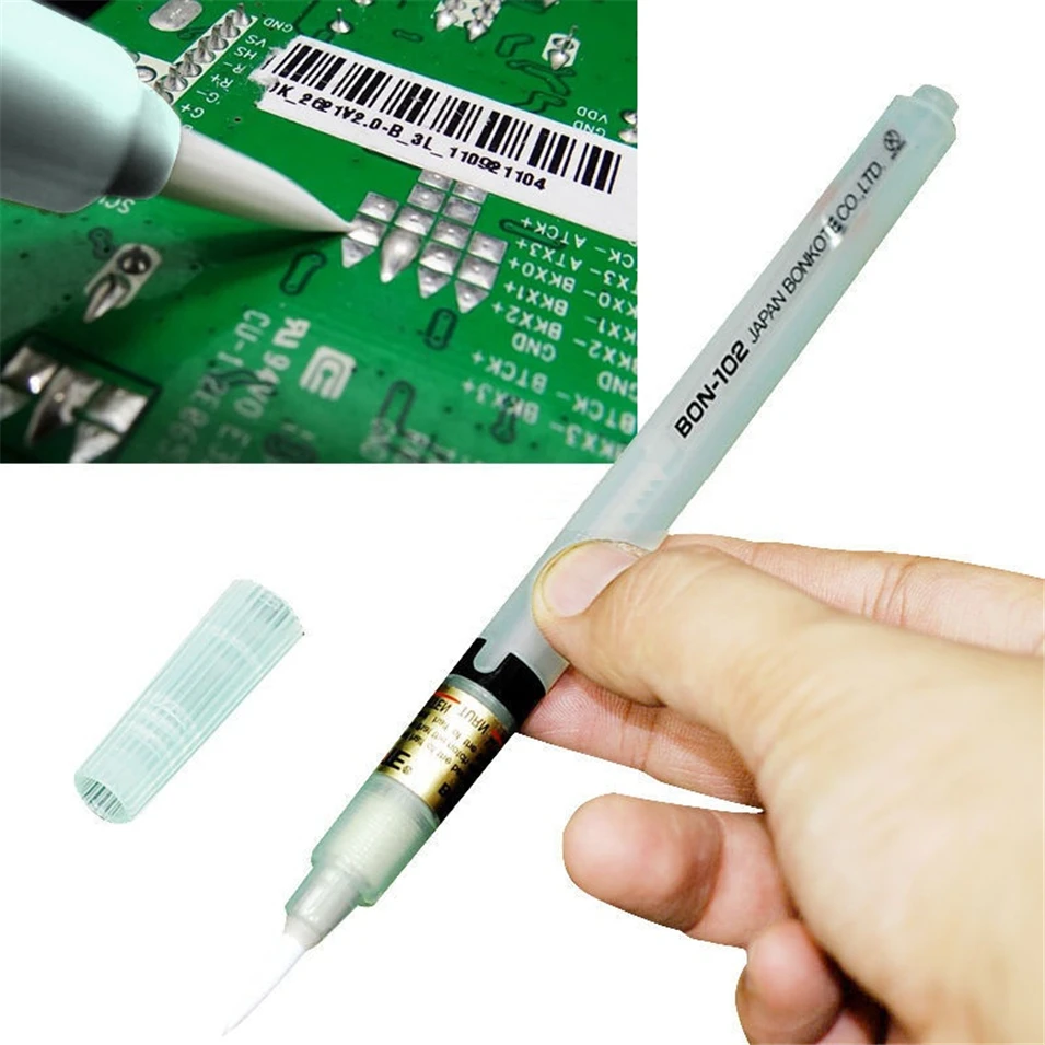 Free shipping 2pcs/lot flux pen BON-102/Original Japan Bon-102 Flux Paste/solder paste/flux pen/ welding flux
Free shipping 2pcs/lot flux pen BON-102/Original Japan Bon-102 Flux Paste/solder paste/flux pen/ welding flux