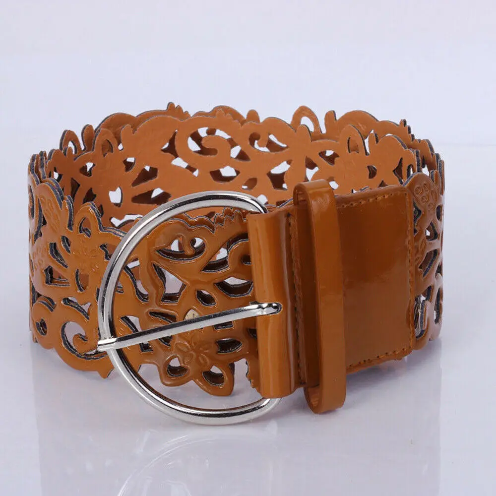 2019 new fashion luxury street fashion classic women pu waist belt metal buckle hollow Out Wide Elastic Stretch Waist Belt
2019 new fashion luxury street fashion classic women pu waist belt metal buckle hollow Out Wide Elastic Stretch Waist Belt