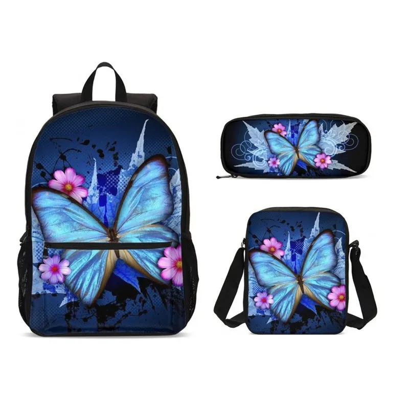 3pc/set Casual Children School Bag Butterfly Prin Set 2020 School Backpack For Teenage Girls Bookbag Laptop Bag Mochila Escolar
3pc/set Casual Children School Bag Butterfly Prin Set 2020 School Backpack For Teenage Girls Bookbag Laptop Bag Mochila Escolar