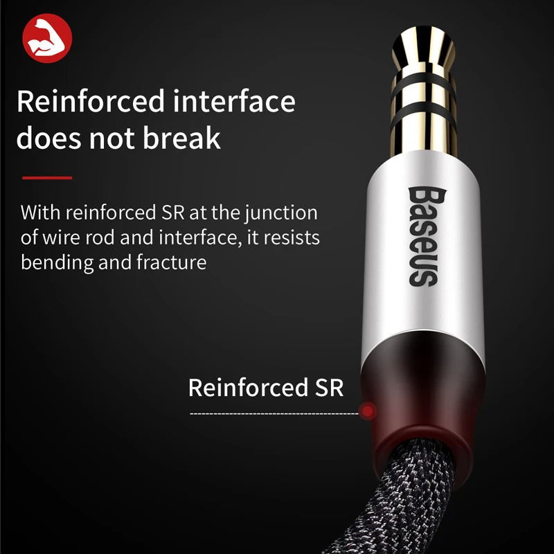 Baseus 3.5mm Jack Audio Cable Aux Cable Plug Line Audio Aux Cable for iPhone Xiaomi Speaker Wire Phone Car Radio MP3 Cord
Baseus 3.5mm Jack Audio Cable Aux Cable Plug Line Audio Aux Cable for iPhone Xiaomi Speaker Wire Phone Car Radio MP3 Cord