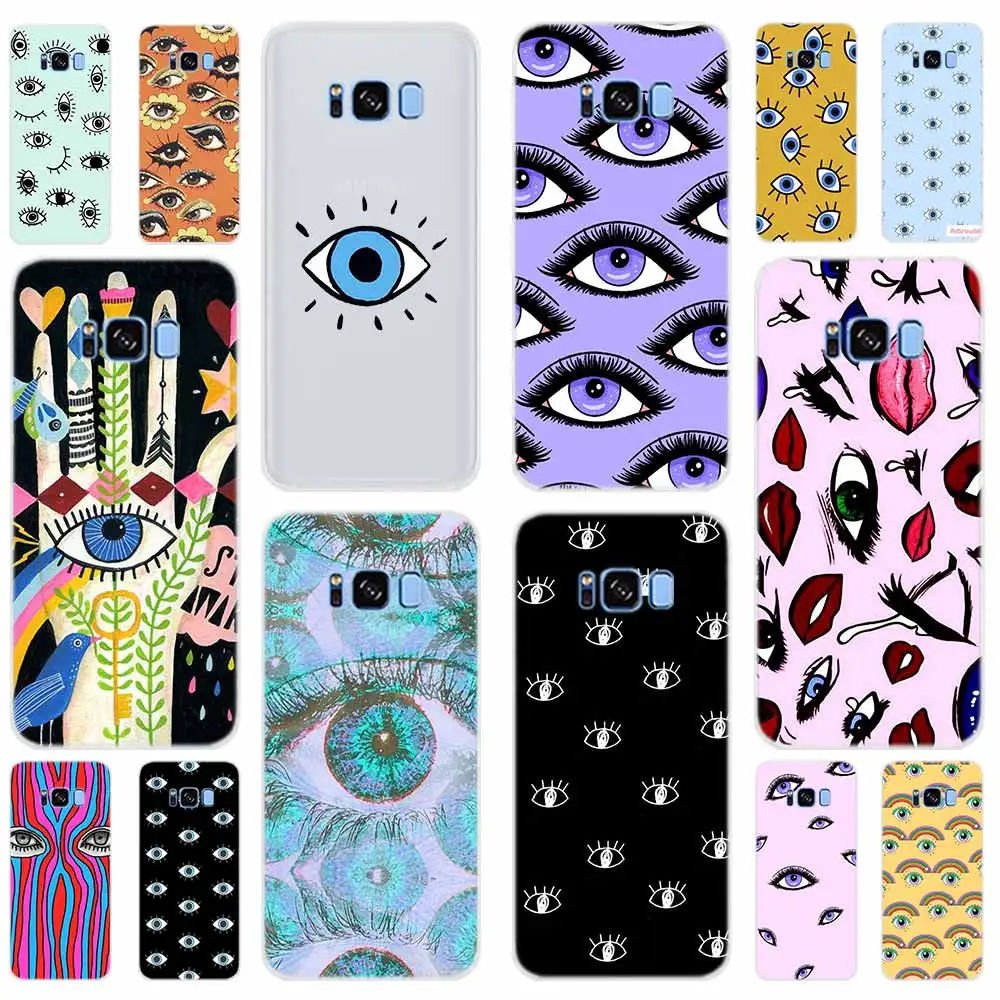 New Pattern Case For Samsung Galaxy S8 S9 S10 S20 S21 Plus Lite Ultra Cover S10E S7 Edge 5G gold Foil evil eye in blush
New Pattern Case For Samsung Galaxy S8 S9 S10 S20 S21 Plus Lite Ultra Cover S10E S7 Edge 5G gold Foil evil eye in blush