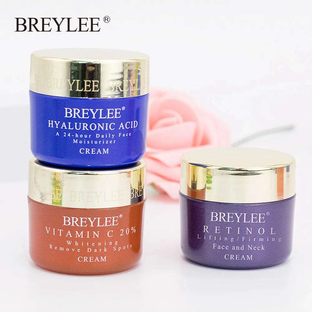 BREYLEE Anti Aging Face Cream Hyaluronic Acid Moisturizing Retinol Whitening Vitamin C Anti Wrinkle Acne Removal Serum Cream
BREYLEE Anti Aging Face Cream Hyaluronic Acid Moisturizing Retinol Whitening Vitamin C Anti Wrinkle Acne Removal Serum Cream