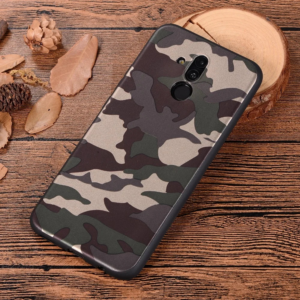 Защитный камуфляжный чехол для Huawei Mate 20 10 Lite Pro силиконовый телефона P10 P20 Etui