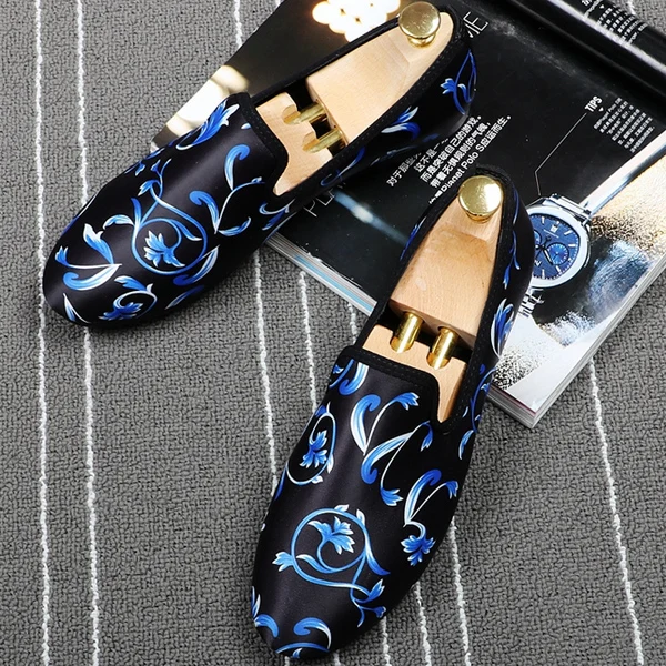 2014 High-End Satin Slippers PRINT Fashion Men'S Casual Shoes Flats British Slip-On Boat Shoes Men Loafers Party Shoes
2014 High-End Satin Slippers PRINT Fashion Men'S Casual Shoes Flats British Slip-On Boat Shoes Men Loafers Party Shoes