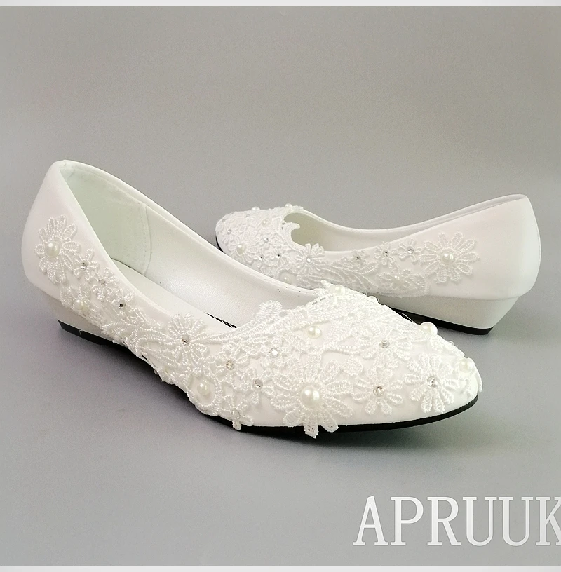 Wedges heel white lace zapatos de novia fashion sweet designer woman's bridal wedding shoe bride HEEL 3CM ladies girl party pump
Wedges heel white lace zapatos de novia fashion sweet designer woman's bridal wedding shoe bride HEEL 3CM ladies girl party pump