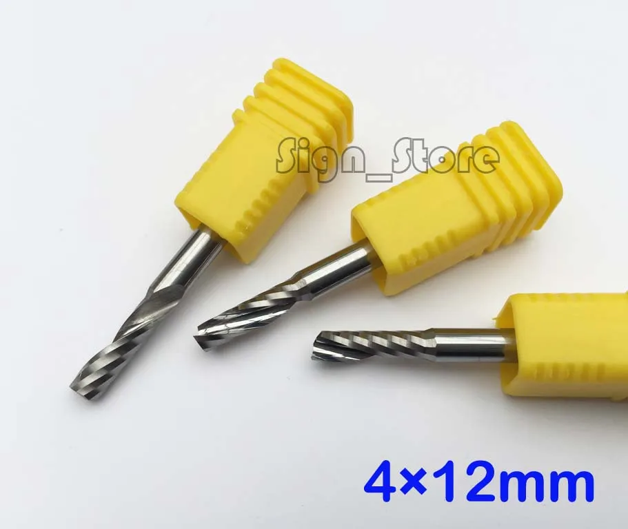 New 3PCS HQ Single flute carbide Engraving CNC router bits Tools Cutting 4mm X 12mm
New 3PCS HQ Single flute carbide Engraving CNC router bits Tools Cutting 4mm X 12mm