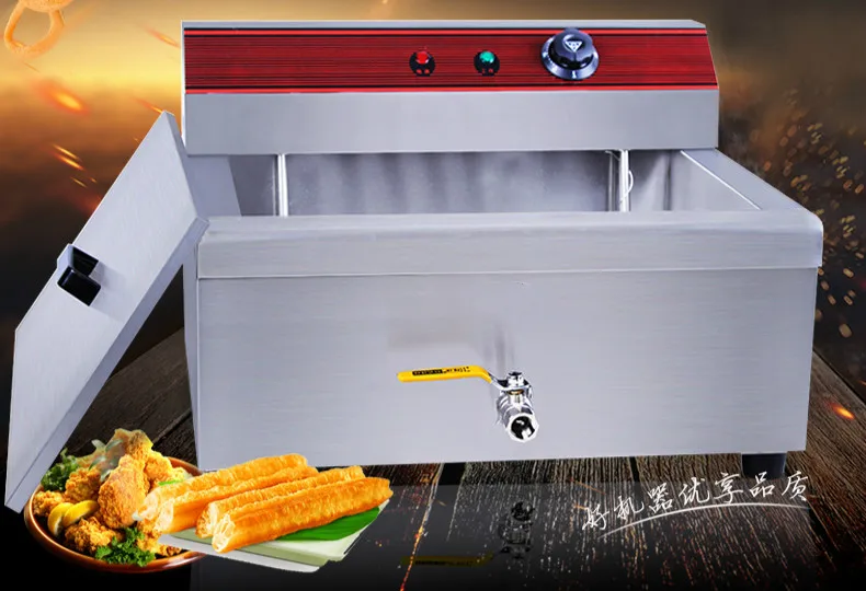 Electric Deep Fryers blast furnace commercial 24L electric oil strip machine large - size potato chips NEW
Electric Deep Fryers blast furnace commercial 24L electric oil strip machine large - size potato chips NEW