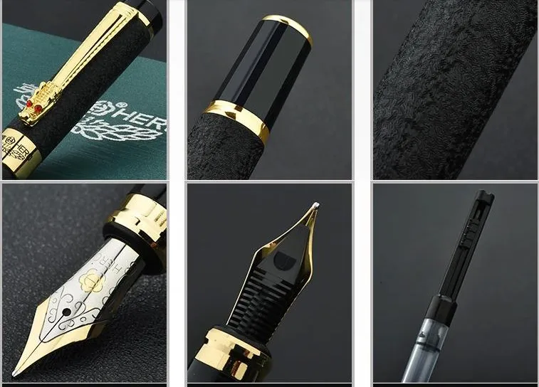 Faucet Clip Fountain pen full metal 0.5mm ink pens for writing Caneta Stationery Office school supplies 1008
Faucet Clip Fountain pen full metal 0.5mm ink pens for writing Caneta Stationery Office school supplies 1008