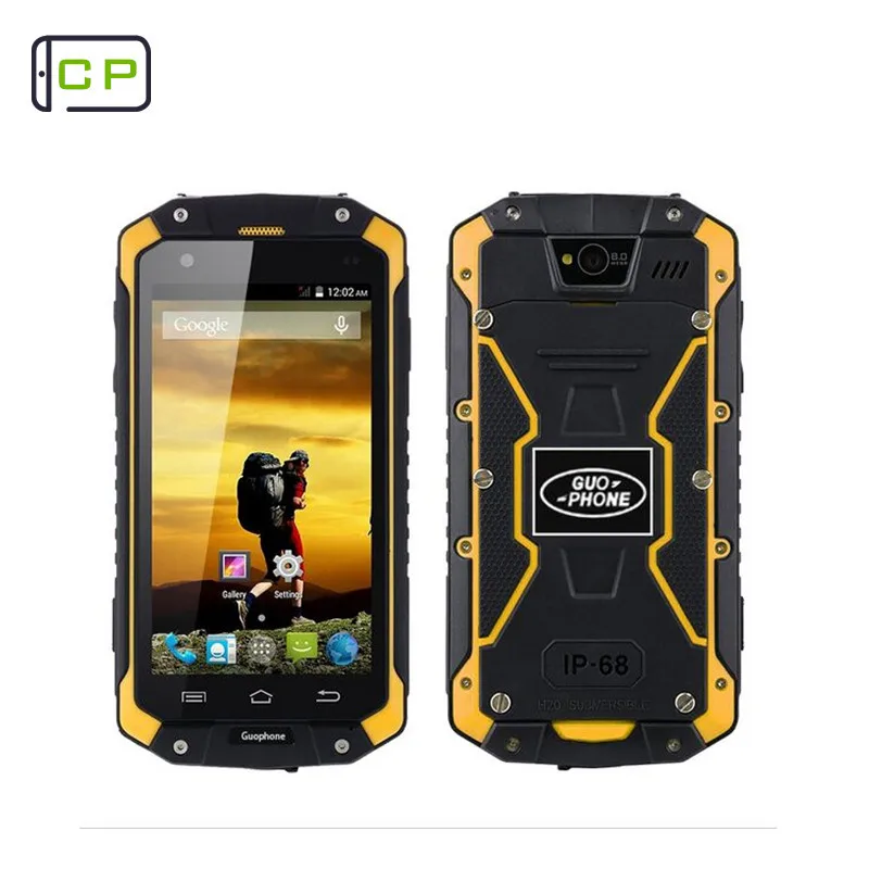 Guophone V9 IP68 Водонепроницаемый Смартфон Android 4 MTK6572 Dual Core 5 дюйма Экран 4000 mAh 3g gps пыле