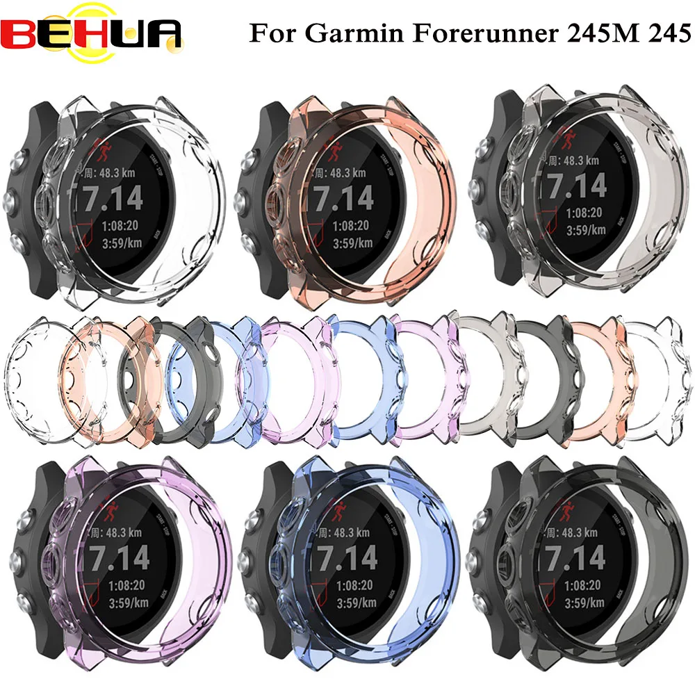 TPU Protector Case For Garmin Forerunner 245M Watch Band Strap Soft Cover Shell For Garmin Forerunner 245 GPS Watch Accessories
TPU Protector Case For Garmin Forerunner 245M Watch Band Strap Soft Cover Shell For Garmin Forerunner 245 GPS Watch Accessories