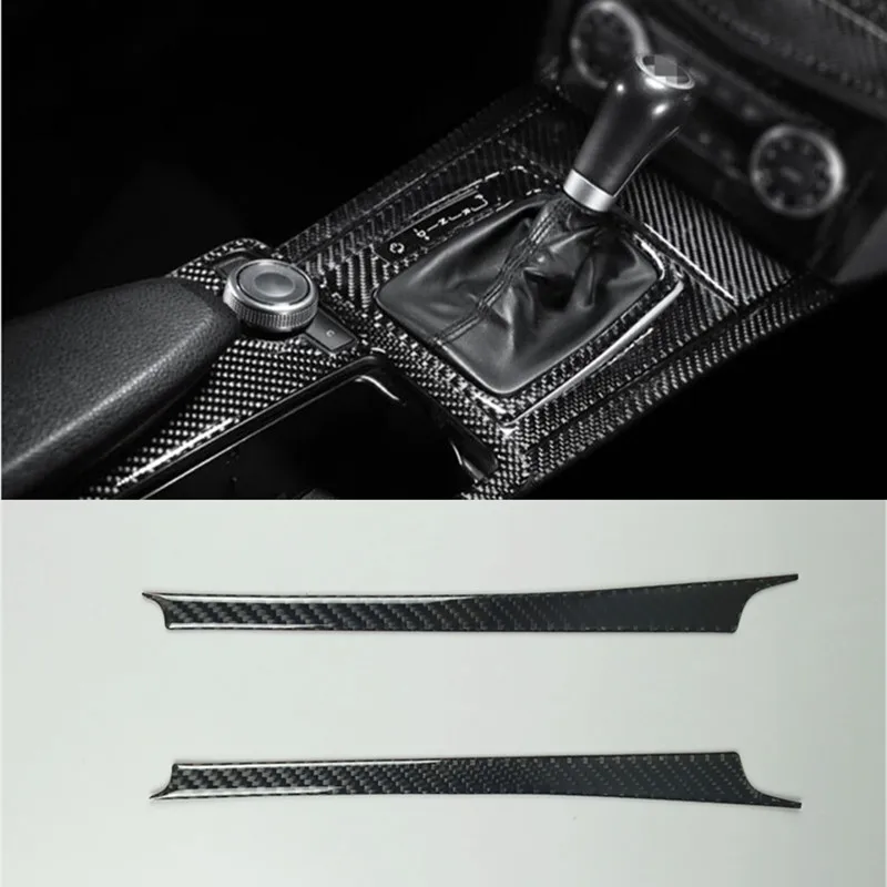 Carbon Fiber Center Console Gear Shift Trim Strips 2Pcs For Mercedes Benz C Class W204 2007-2013 Car Interior Accessories
Carbon Fiber Center Console Gear Shift Trim Strips 2Pcs For Mercedes Benz C Class W204 2007-2013 Car Interior Accessories