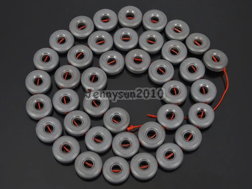 Natural Hematite Gems Stones 10mm Round Donut Ring Beads Non Magnetic Matte Black Jewelry Making 5 Strands/Pack
Natural Hematite Gems Stones 10mm Round Donut Ring Beads Non Magnetic Matte Black Jewelry Making 5 Strands/Pack