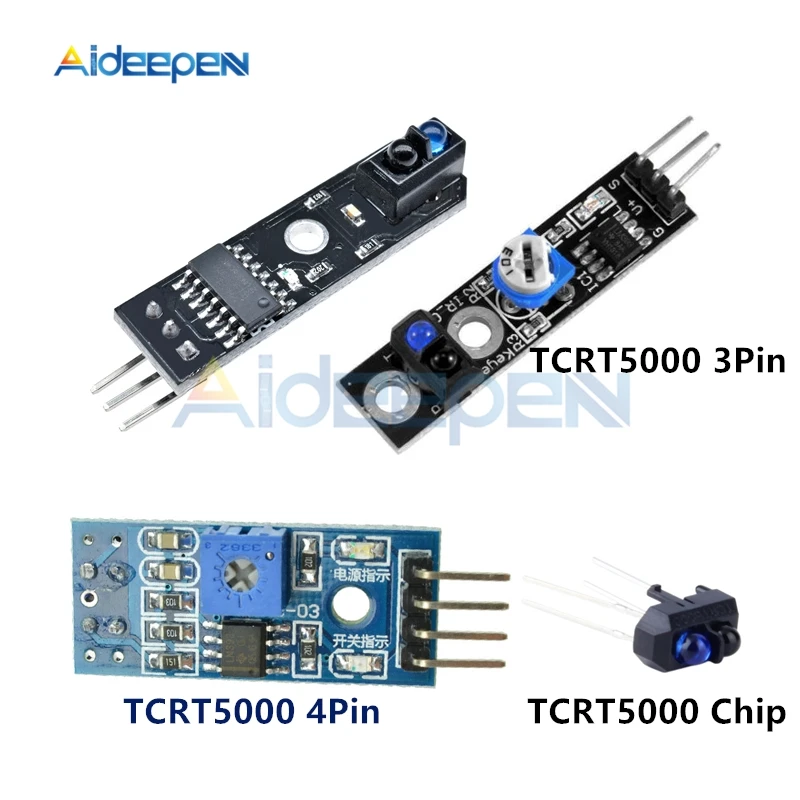 DC 3,3 В 5 в TCRT5000 3-контактный 4-контактный датчик инфракрасная отражательная способность датчик отслеживания модуль обхода препятствий модуль...
DC 3,3 В 5 в TCRT5000 3-контактный 4-контактный датчик инфракрасная отражательная способность датчик отслеживания модуль обхода препятствий модуль...
