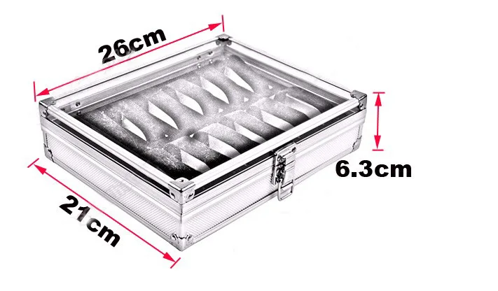 2019 New Fashion Aluminum 12 Wristwatch Watch Showcase Display Storage Case Box Jewelry Box Organizer Storage Packaging Display
2019 New Fashion Aluminum 12 Wristwatch Watch Showcase Display Storage Case Box Jewelry Box Organizer Storage Packaging Display