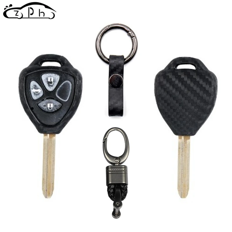 Carbon Fiber Silicone Car Key Cover Case For Toyota Camry Highlander Corolla Hilux Vitz Vios Rav4 Aqua Land Cruis Pardo Avalon
Carbon Fiber Silicone Car Key Cover Case For Toyota Camry Highlander Corolla Hilux Vitz Vios Rav4 Aqua Land Cruis Pardo Avalon
