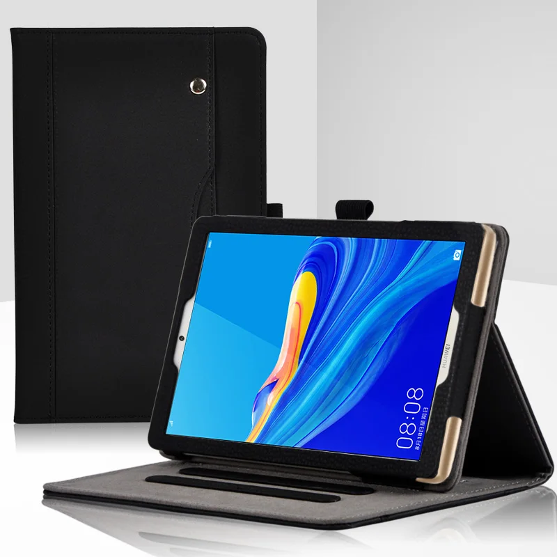 Business Litchi Pattern Book Flip Cover for Huawei MediaPad M6 8.4 inch 2019 Tablet Case with Hand Strap Card Slots
Business Litchi Pattern Book Flip Cover for Huawei MediaPad M6 8.4 inch 2019 Tablet Case with Hand Strap Card Slots